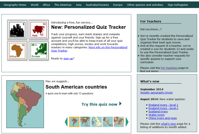 Lizard Point offers fabulous geography tools for teachers (FREE)