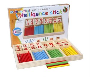 mathematical intelligence stick Cuisenaire math manipulatives