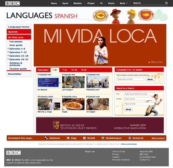 Fabulous FREE resources for Spanish language learning for all ages 