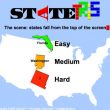 Kids can learn U.S. and world geography playing FREE tetris-like game