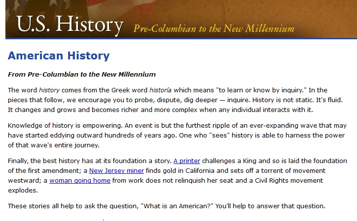 IHA offers free U.S. History textbook online