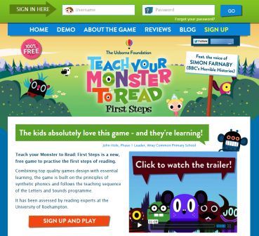 Teach Your Monster to Read teaches kids to read for FREE