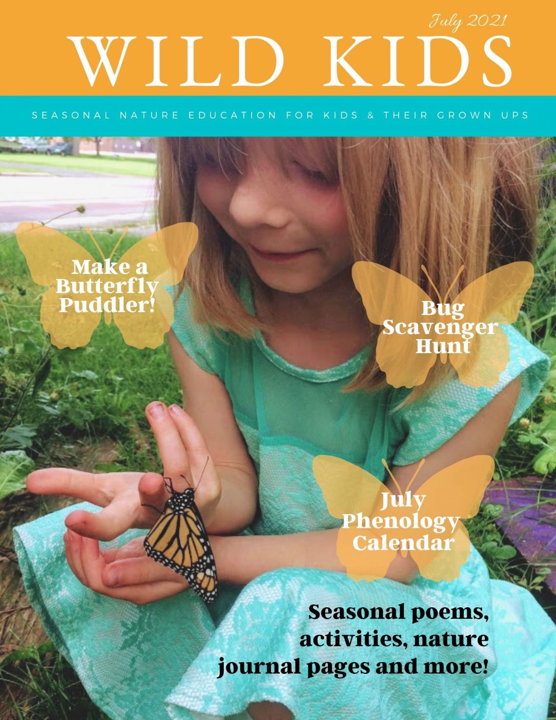 cover of July 2021 Wild Kids Magazine