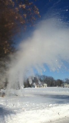 Cold weather science: Make a cloud on the ground!